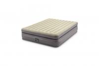 Кровать-матрас "QUEEN PRIME COMFORT ELEVATED AIRBED WITH FIBER-TECH BIP", эл/н 220V, 203х152х51, INTEX 64164NP